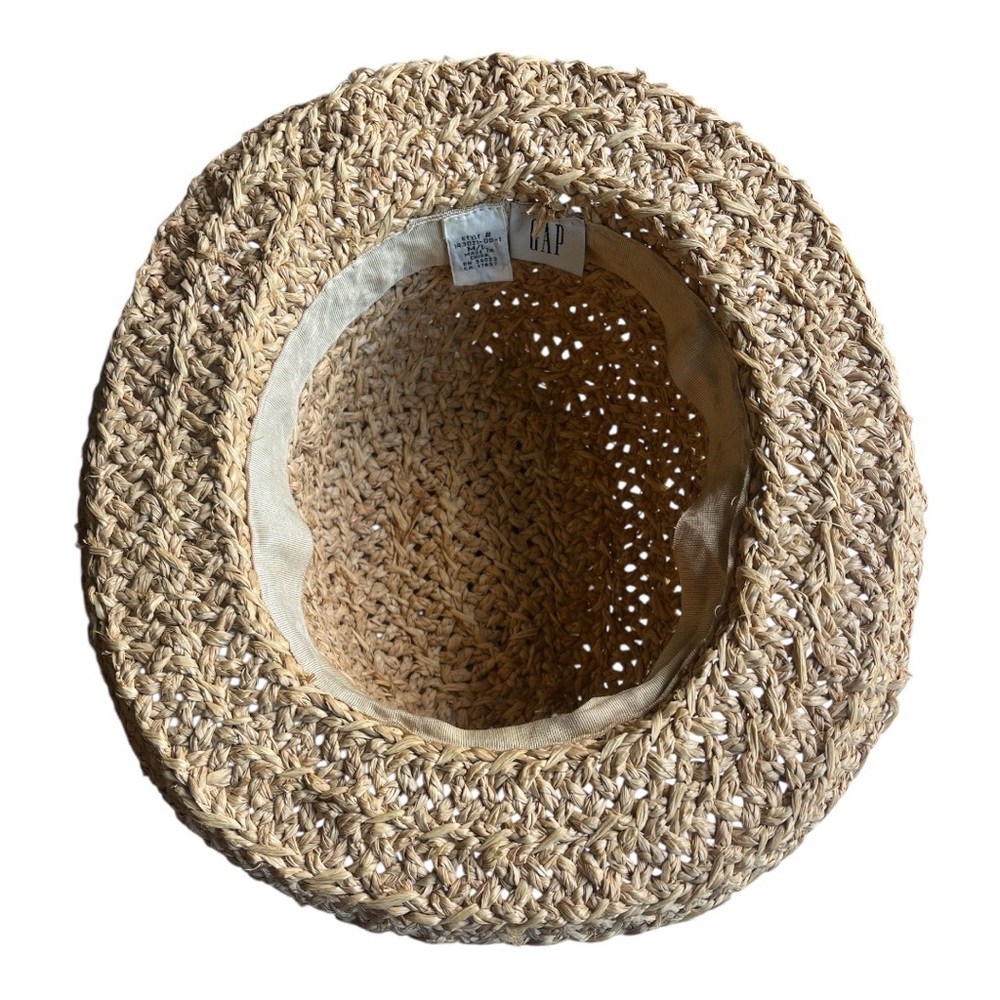 GAP Natural Woven Hat Absolutely Stunning! RARE Find - Picture 6 of 8